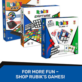 Rubik’s Crystal, New Transparent 3x3 Cube Classic Color-Matching Problem-Solving Brain Teaser Puzzle Game Toy for Kids