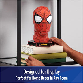 Marvel Spider-Man 3D Puzzle Model Kit with Stand 82 Pcs | Spider-Man Desk Decor | Building Toys | 3D Puzzles for Adults & Teens 12+