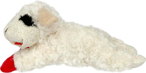 Multipet Plush Dog Toy, Lambchop, 10" Regular, White, Large