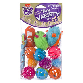 HARTZ Just For Cats Toy Variety Pack - 13 Piece, All Breed Sizes