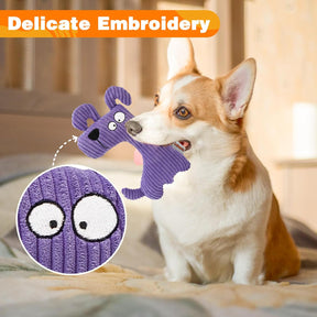 Squeaky Dog Toys, Cute Plush Toy for Dogs Indoor Play, Interactive Dog Toys with Non-Shedding Material