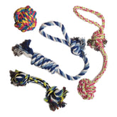 Puppy Dog Pet Rope Toys for Small to Medium Dogs (Set of 4)