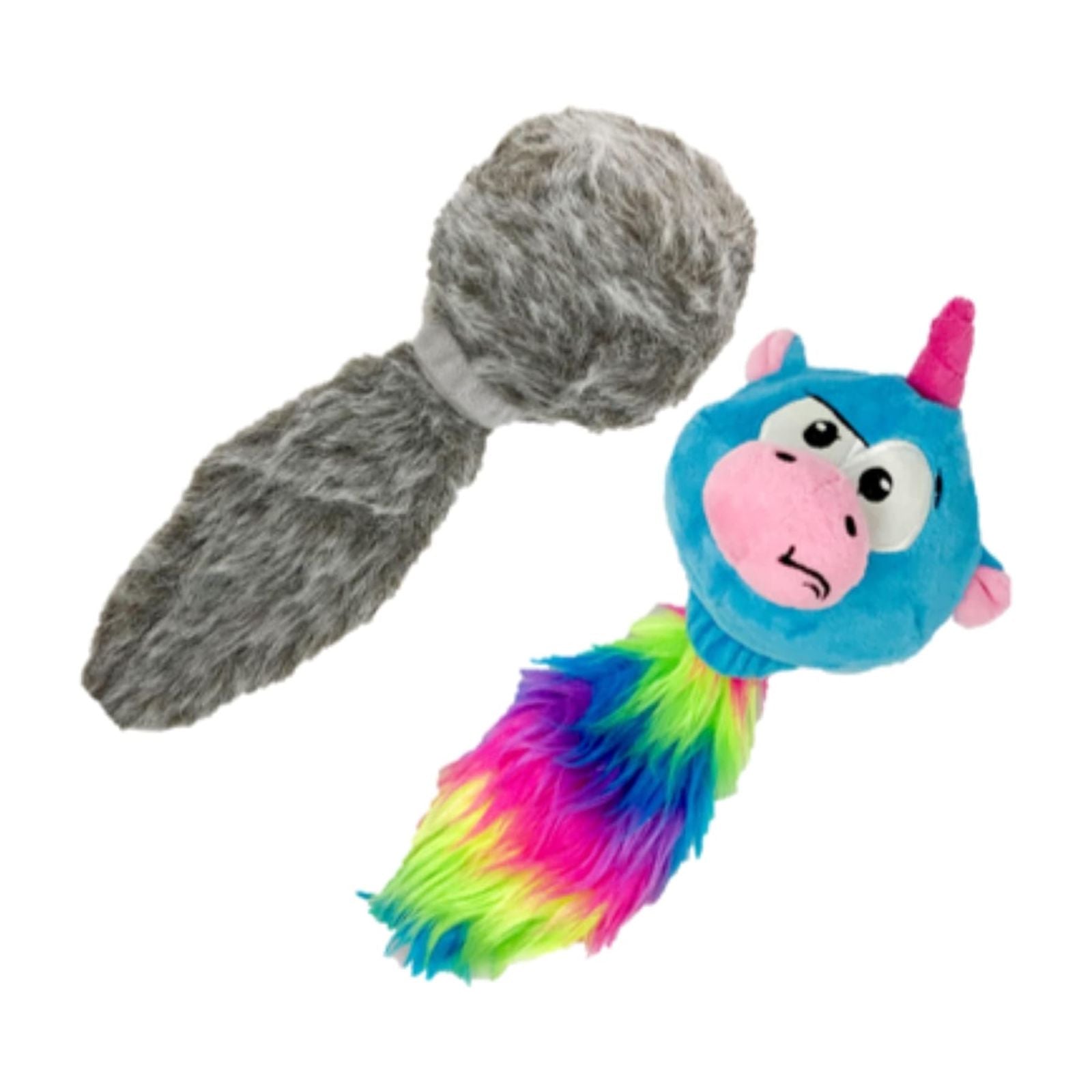 Hyper Pet Doggie Tail & Unicorn Pal Interative Plush Dog Toys - 2 Pack Value Pack (Interactive Dog Toys That Wiggles, Vibrates & Barks–Dog Toys for Boredom & Stimulating Play) Colors May Vary