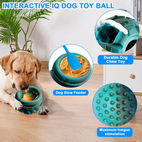 Interactive Freezeable Dog Toy: Large Chew & Treat