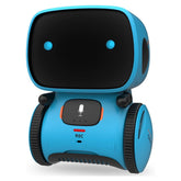 GILOBABY Kids Robot Toys, Interactive Robot Companion Smart Talking Robot with Voice Control Touch Sensor, Dancing, Singing, Recording, Repeat, Birthday Gifts for Boys Ages 3+ Years (Blue)