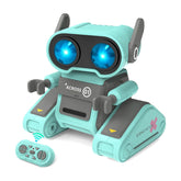 Robot Toys, Remote Control Robot Toy for Kids, Rechargeable RC Robot with Auto-Demonstration, Flexible Head & Arms, Dance Moves, Music, Shining LED Eyes, Girls Boys Toys Birthday