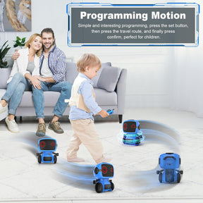 Robot Toys for Boys & Girls, Remote Control Robot for Kids, Auto-Demonstration, Talkie, and Programming Functions