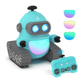 GILOBABY Robot Toys for Boys, Rechargeable Remote Control Robot Toy for Kids, Programmable RC Robots with LED Eyes, Flexible Head & Arms, Dance Moves, Music, Birthday Gifts for Boys Ages 3+ Years