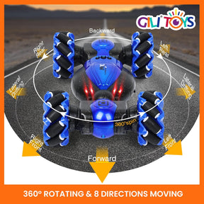 Remote Control Car Boys Gifts: Gesture Sensing RC Stunt Cars Kids Toys for Age 6 7 8 9 10 11 12 Year Old - Best Birthday Gifts