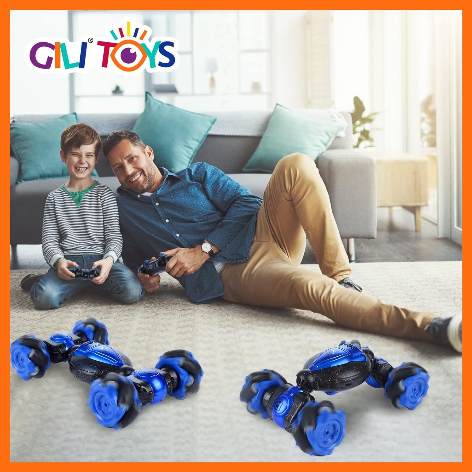 Remote Control Car Boys Gifts: Gesture Sensing RC Stunt Cars Kids Toys for Age 6 7 8 9 10 11 12 Year Old - Best Birthday Gifts