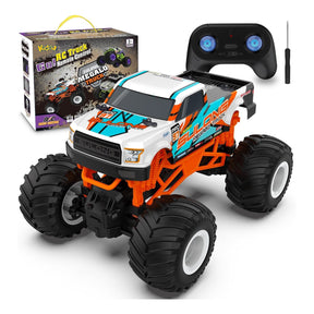 1:16 Scale RC Monster Truck - 2.4GHz All Terrain Car for Kids 4-12, 20 Km/h Off Road RC Truck, Christmas or Birthday Gift