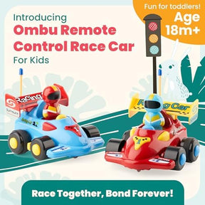 Remote Control Car for Kids | Music and LED Lights | 1+1 Gift