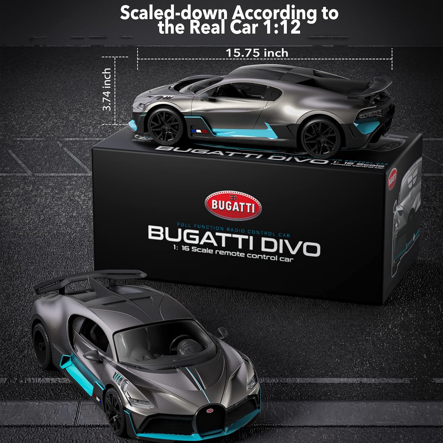 Bugatti Divo 1/12 Scale Remote Control Car