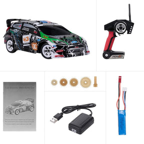 1/28 Scale 2.4G Remote Control Car – High-Speed Mini RC Car for Kids & Adults.