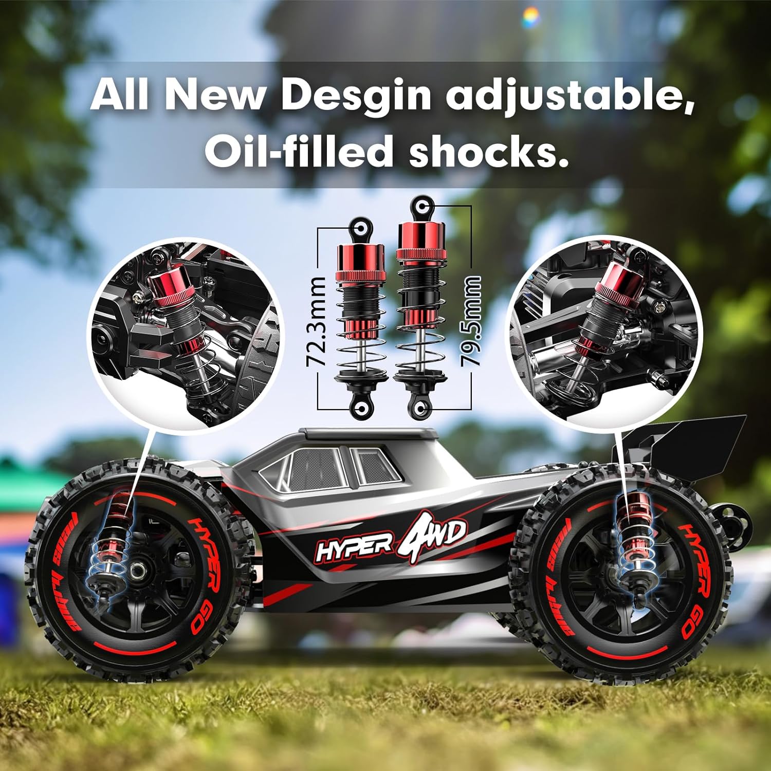 Brushless RC Cars for Adults Fast 50 mph, RC Trucks 4wd Off-road