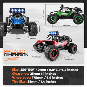 TB141 1:14 Scale Remote Control Car, 2WD High Speed (Blue)