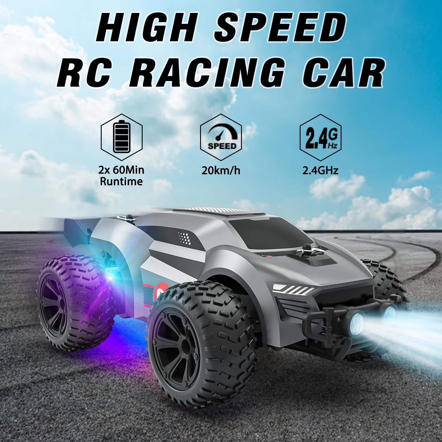 Remote Control Car - 20km/h High Speed RC Car