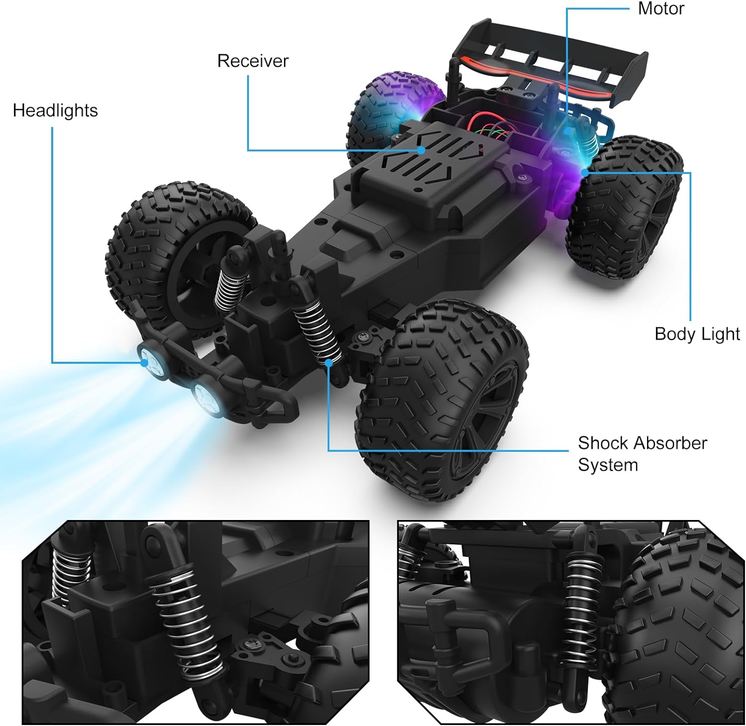 Remote Control Car - 20km/h High Speed RC Car