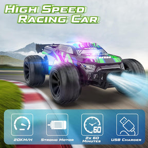 20km/h 2.4GHz High Speed RC Car Toy (Green)