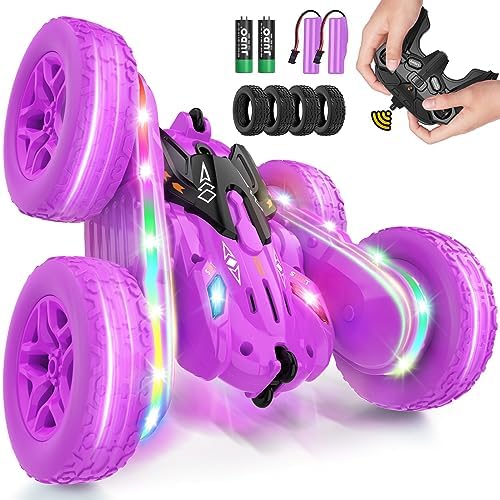 Remote Control Car | 2.4Ghz All Terrain Toys | Ages 4-6 | Purple