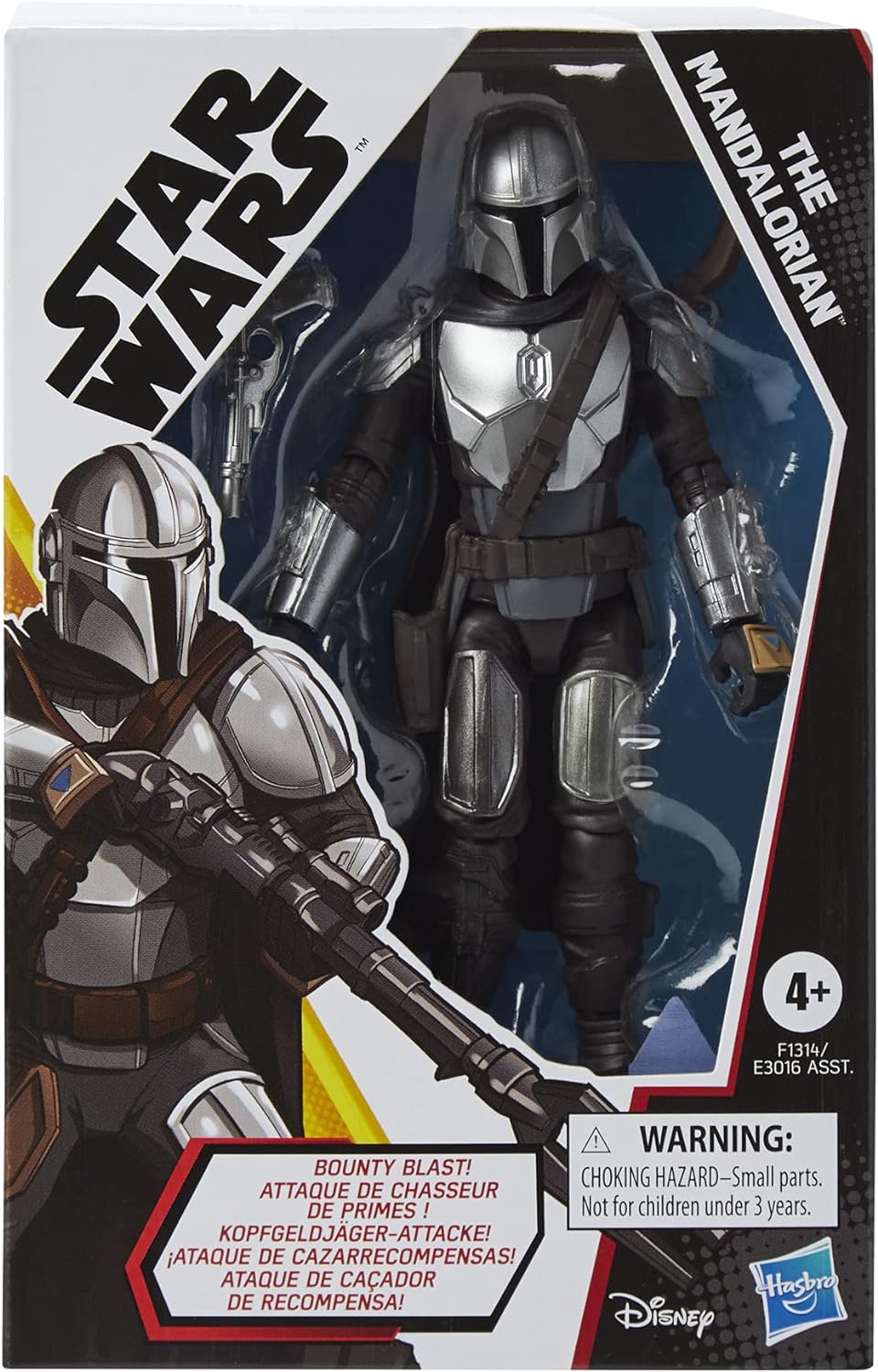 STAR WARS Galaxy of Adventures The Mandalorian 5-Inch-Scale Figure 2 Pack with Fun Blaster Accessories