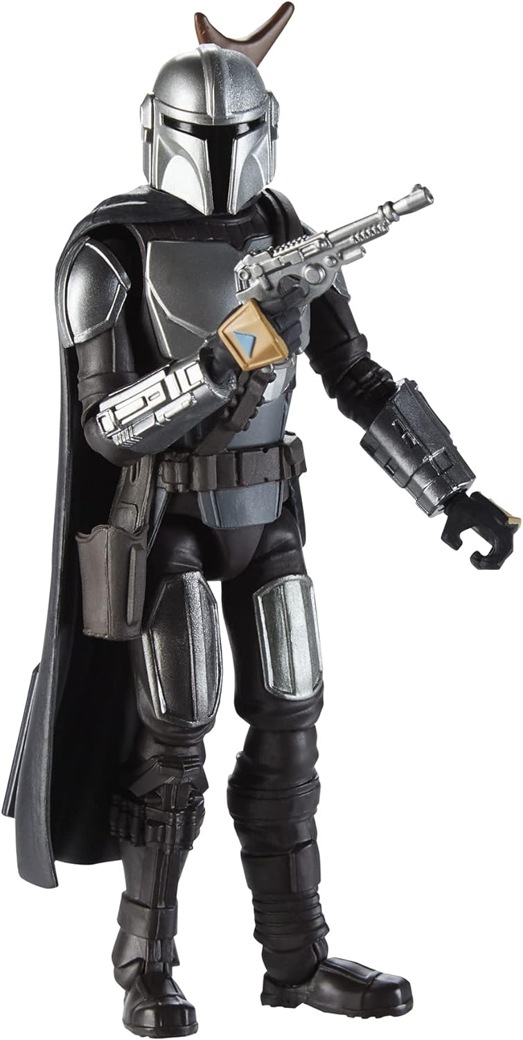 STAR WARS Galaxy of Adventures The Mandalorian 5-Inch-Scale Figure 2 Pack with Fun Blaster Accessories