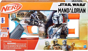 NERF Star Wars The Mandalorian Dart Blaster, 12 Elite Darts, Internal Clip, Toy Foam Blasters