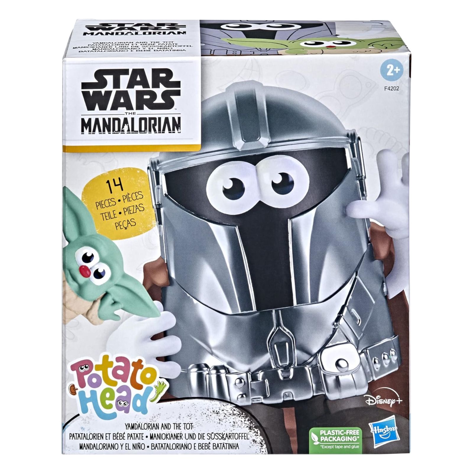 Potato Head The Yamdalorian and The Tot, Star Wars Inspired Toy, Includes 14 Parts