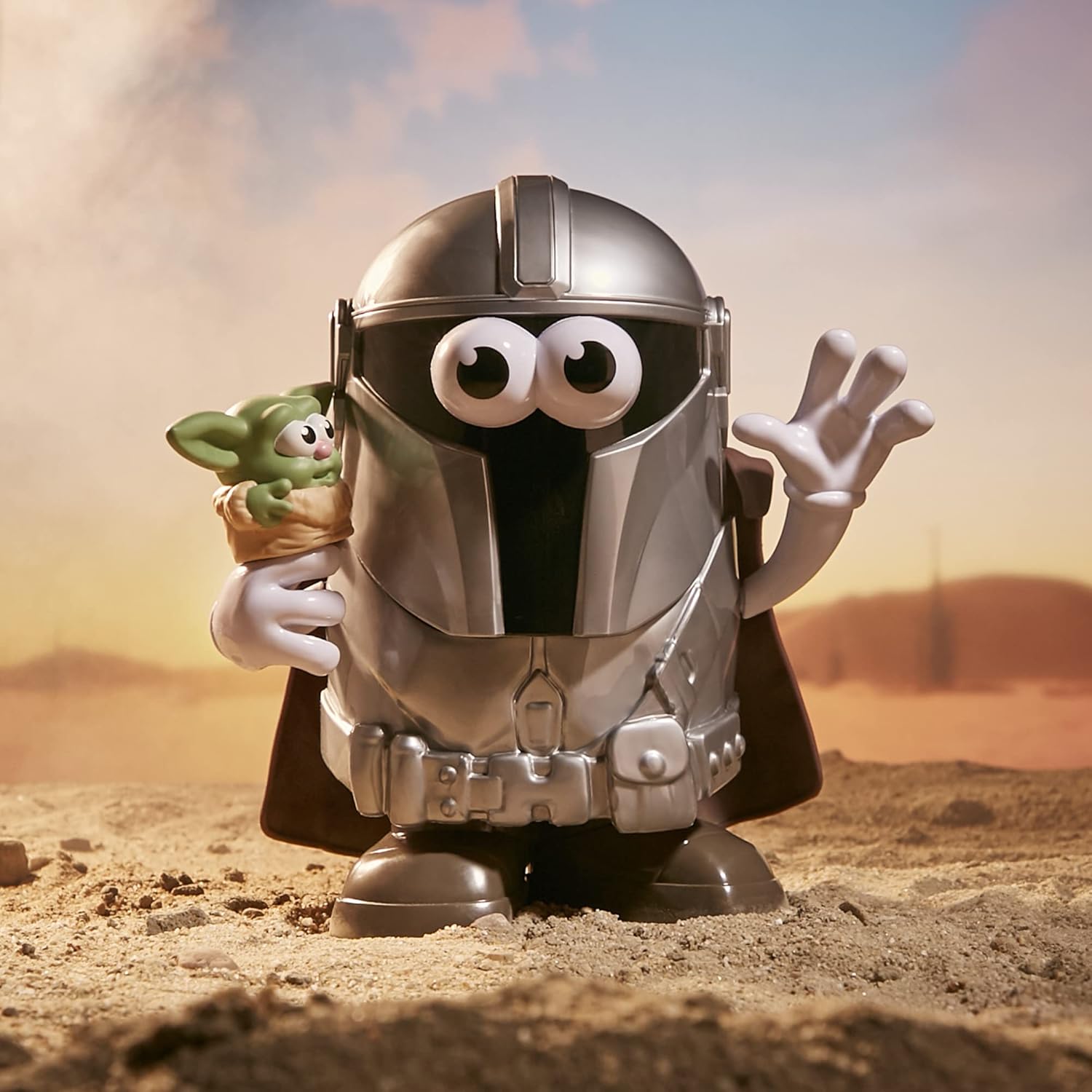 Potato Head The Yamdalorian and The Tot, Star Wars Inspired Toy, Includes 14 Parts