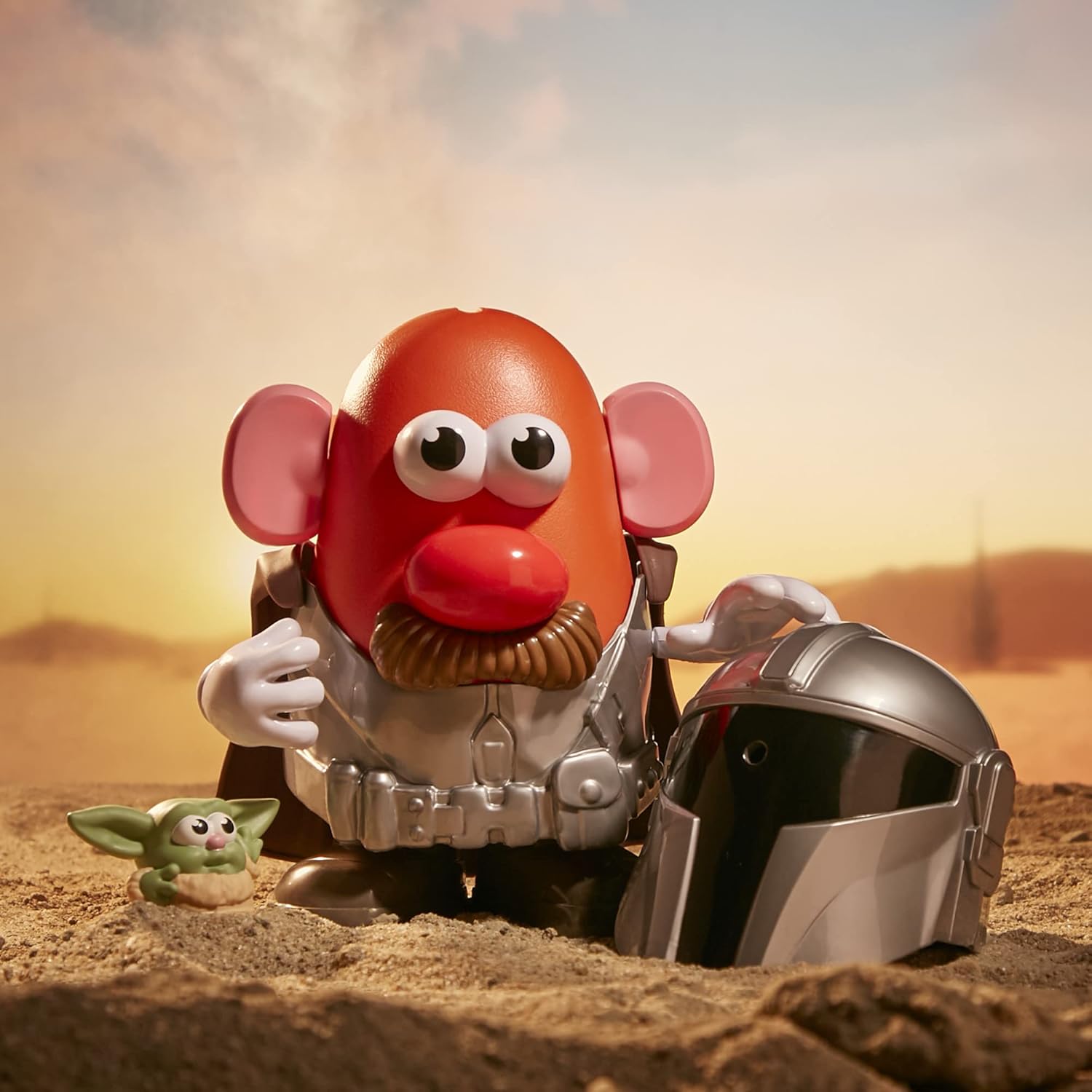 Potato Head The Yamdalorian and The Tot, Star Wars Inspired Toy, Includes 14 Parts