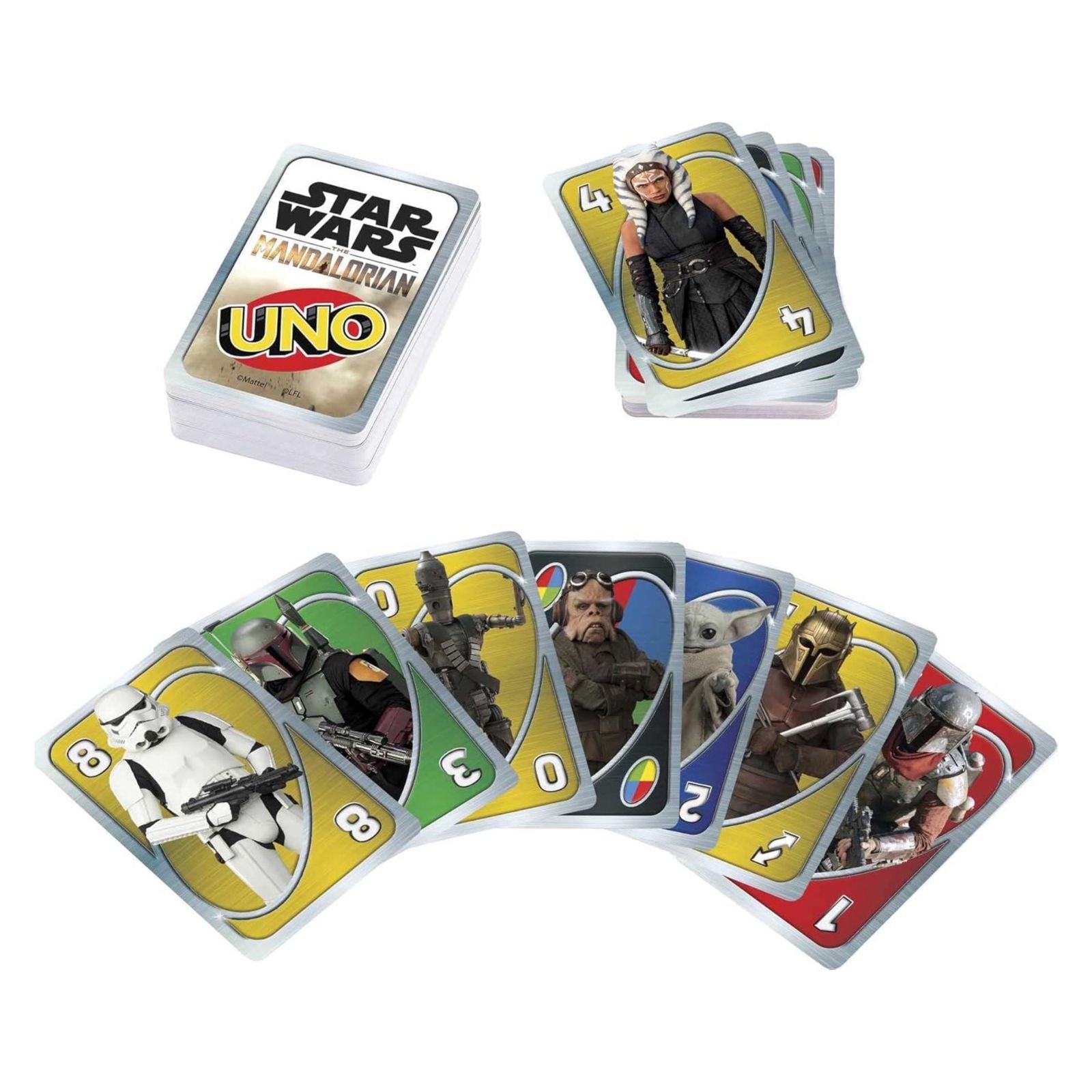 UNO Star Wars: The Mandalorian Card Game in Collectible Tin