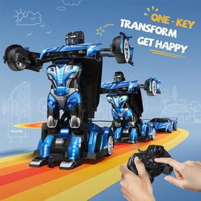 V991 Transform Remote Control Car Robot Toys | Blue