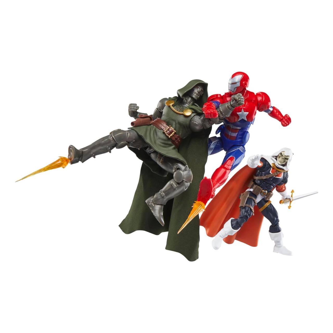 Marvel Legends Series The Cabal | 6-Inch Action Figures | Taskmaster, Iron Patriot, and Doctor Doom