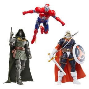 Marvel Legends Series The Cabal, 85th Anniversary Comics Collectible 6-Inch Action Figures, Taskmaster, Iron Patriot, and Doctor Doom