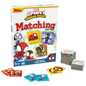 Marvel Matching Game by Wonder Forge | Exciting Memory Game for Kids | Engaging with Favorite Marvel Characters | Ideal for Ages 3-5 | Fun Family Activity