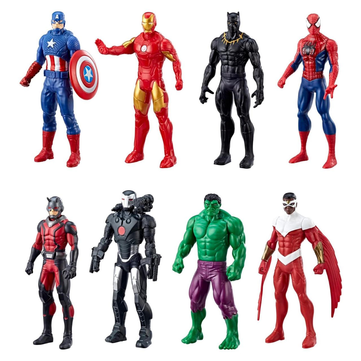 Marvel Avengers Ultimate Protectors Pack, 6-Inch-Scale, 8 Action Figures with Accessories, Super Hero Toys, Toys for Boys and Girls Ages 4 and Up, Medium