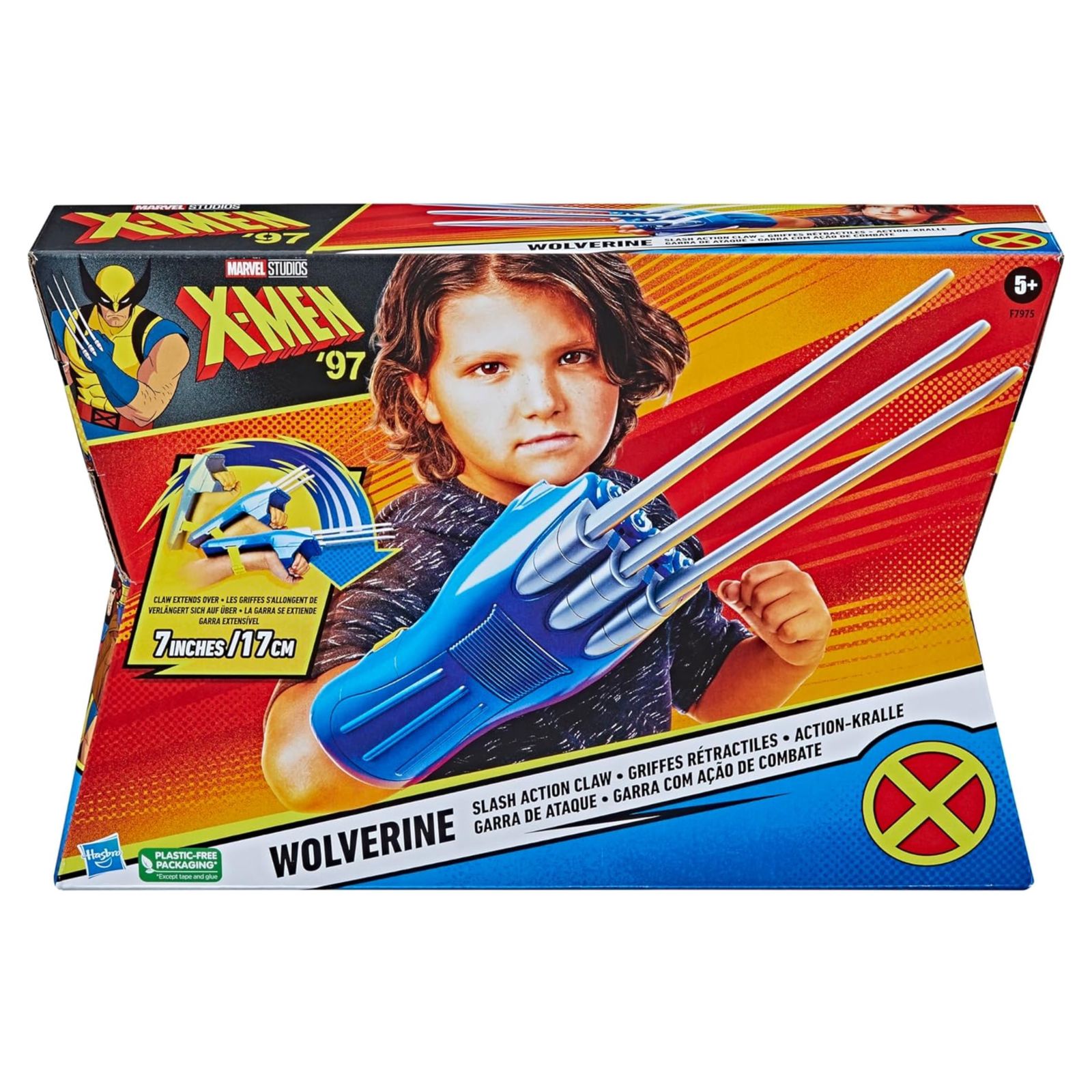 Marvel Studios X-Men '97 Wolverine Slash Action Claw Role Play Toy, Super Hero Toys, Toys for 5 Year Old Boys and Girls