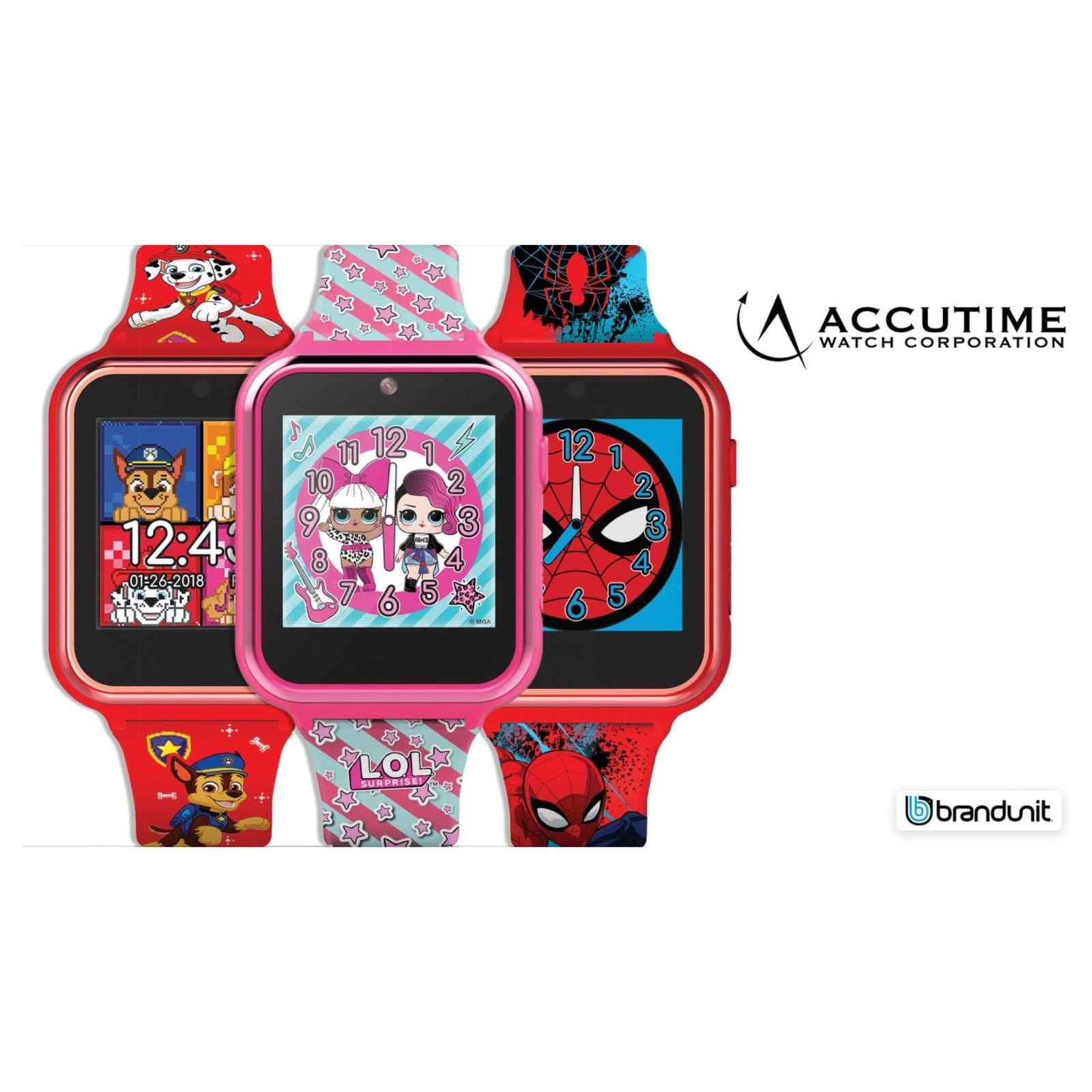 Marvel Spider-Man Red Touchscreen Smart Watch Toy