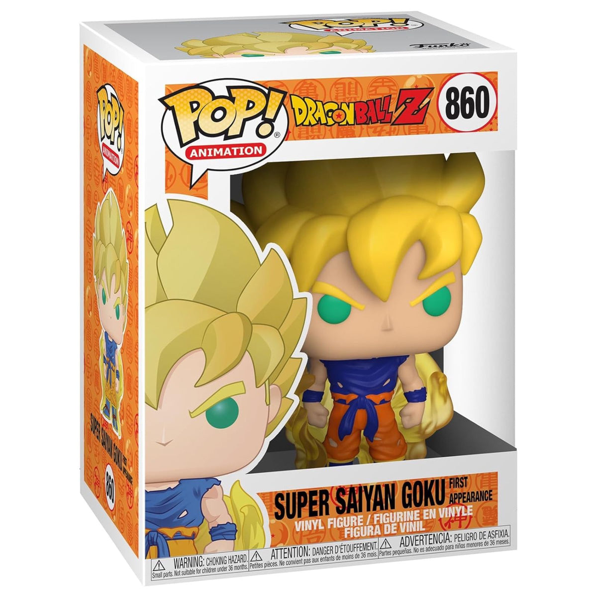 Funko Pop! Animation: Dragonball Z - Super Saiyan Goku (First Appearance), Multicolor (48600)