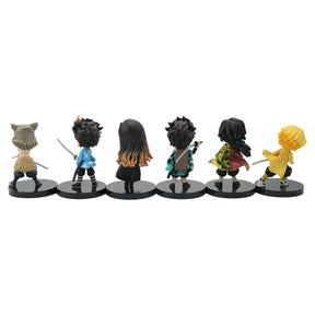 Demon Slayer Series Figure Toys of 6pcs Set