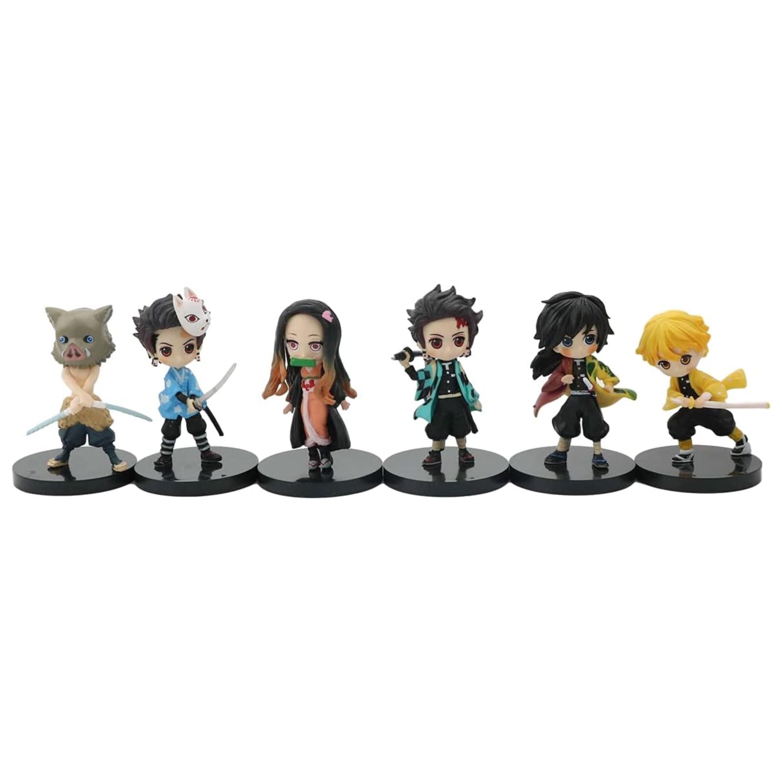 Demon Slayer Series Figure Toys of 6pcs Set