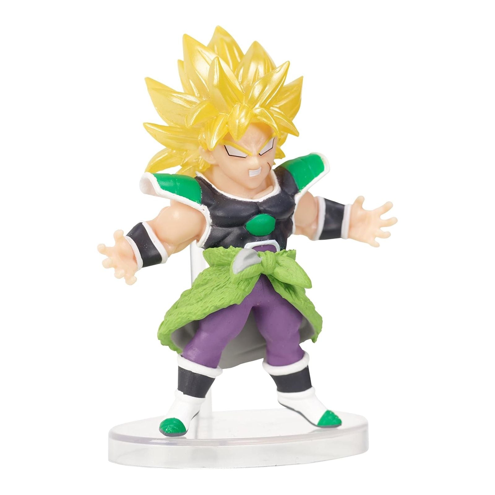 Dragon Ball Super - Super Saiyan Blue Goku, Super Saiyan Blue Vegeta, Super Saiyan Broly, and Piccolo, Dragon Ball Adverge 2" Figure (Box Set 3)