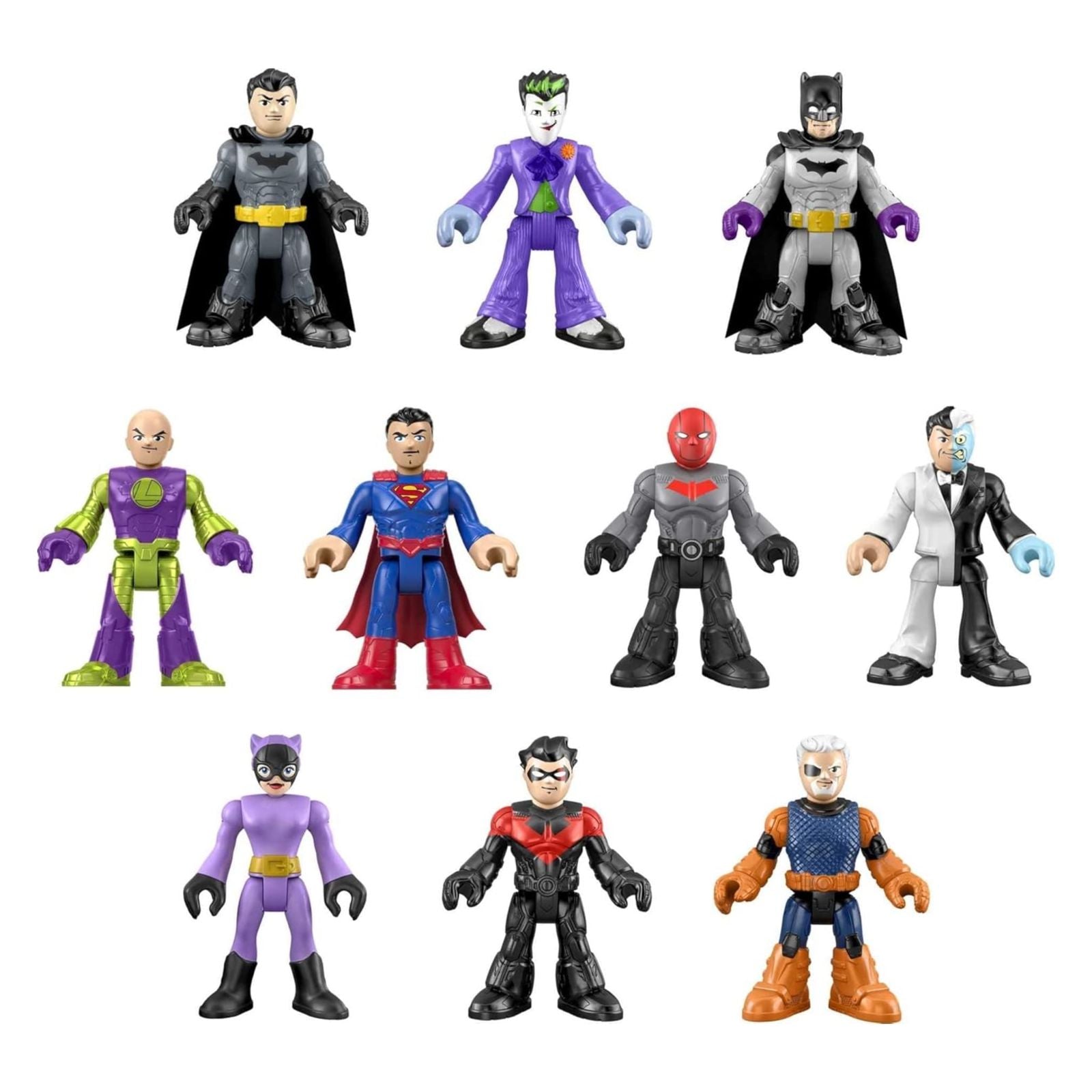 Batman Figure Multipack, Ultimate Hero Villain Match-Up, 10 Characters & 10 Accessories