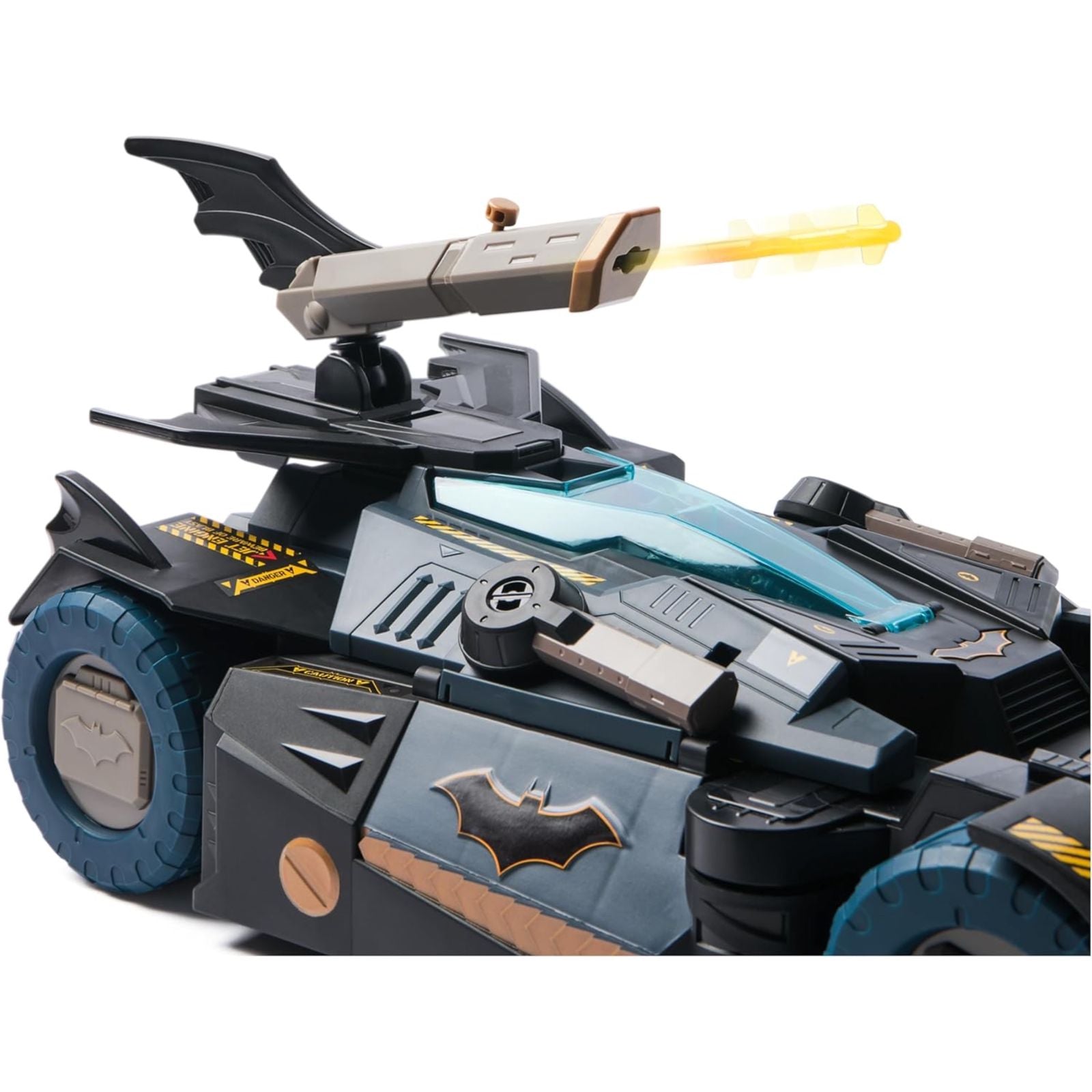 DC Comics Batman, Ultimate Transforming Batmobile Playset, 2-in-1 Batman Playset with Exclusive Batman Figure and Glider