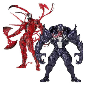 7" Venom Legends Series - 2 Pack Set, Venom & Carnage Action Figures for Kids