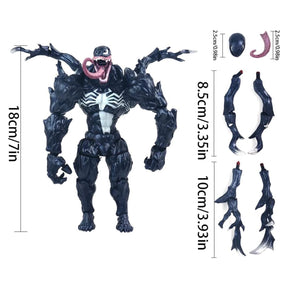 Venom Legends Series, 7" Venom Action Figures for Kids (Black Venom)