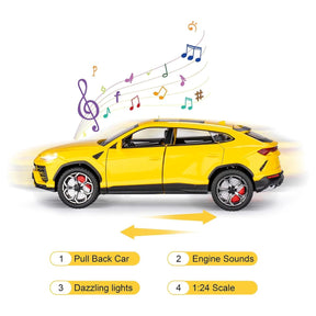 Lambo Urus Car Toys for 3 4 5 6 7 8 Year Old Boy (Yellow)