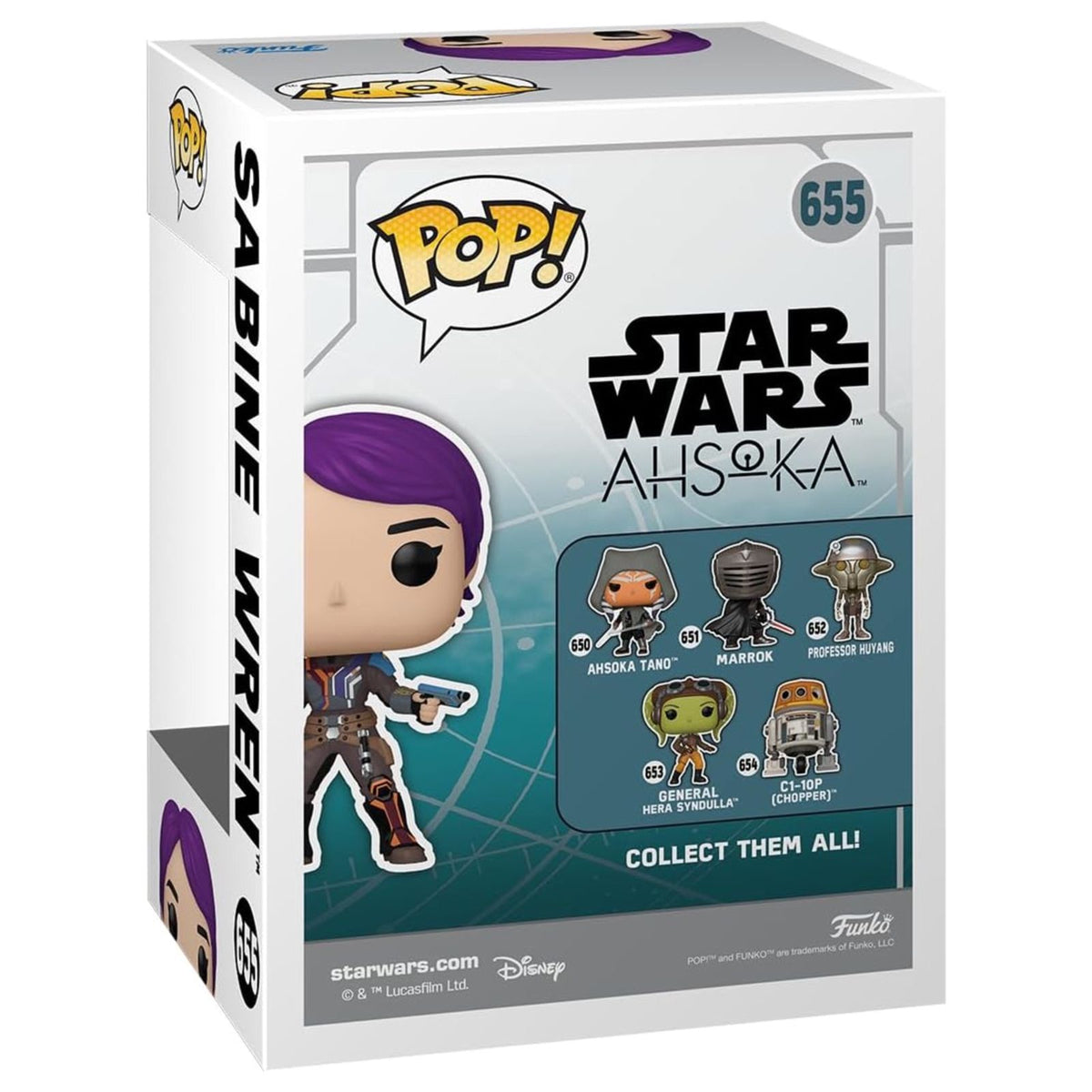 Funko Pop! Star Wars: Ahsoka - Sabine Wren Glow in The Dark