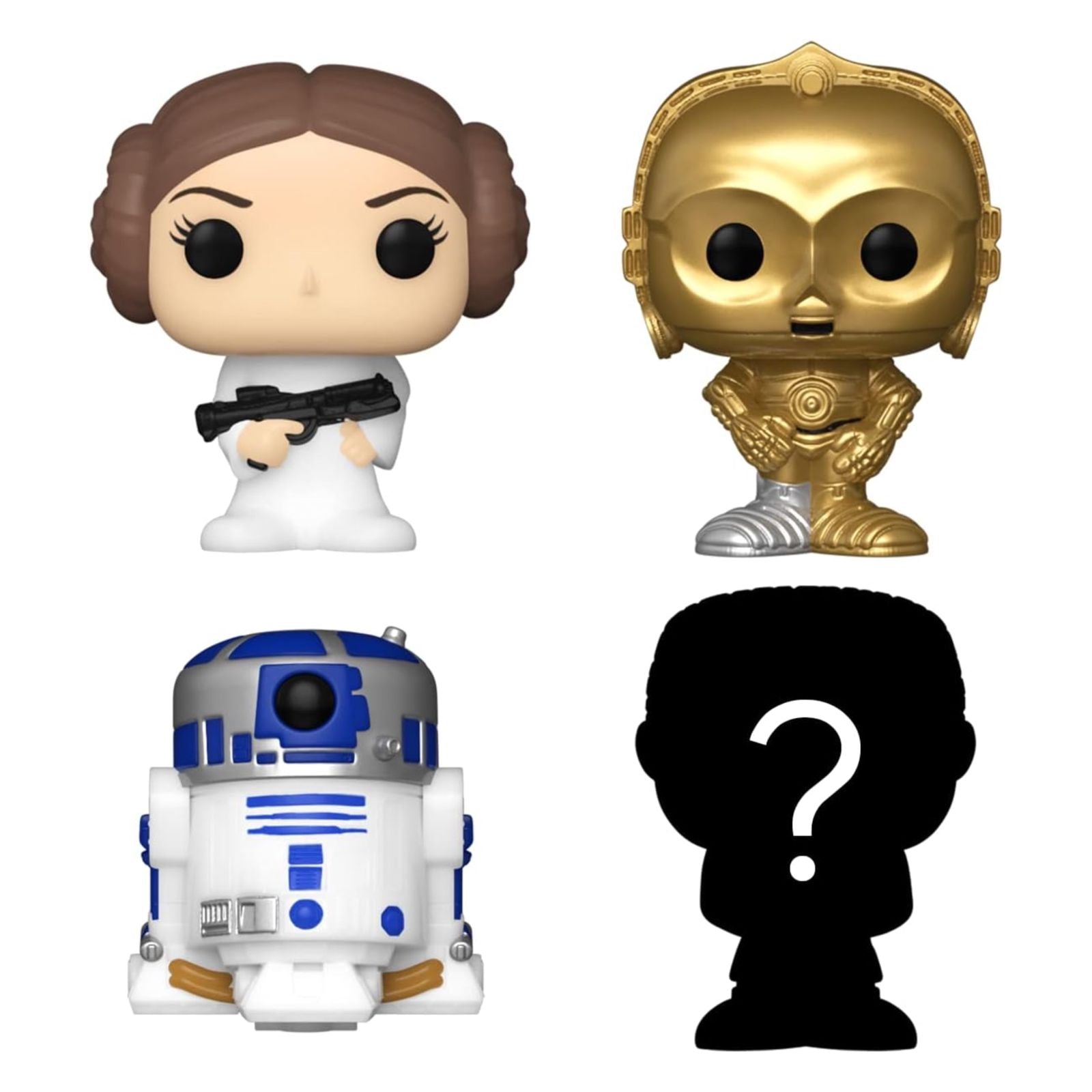 Funko Bitty Pop! Star Wars Mini Collectible Toys 4-Pack