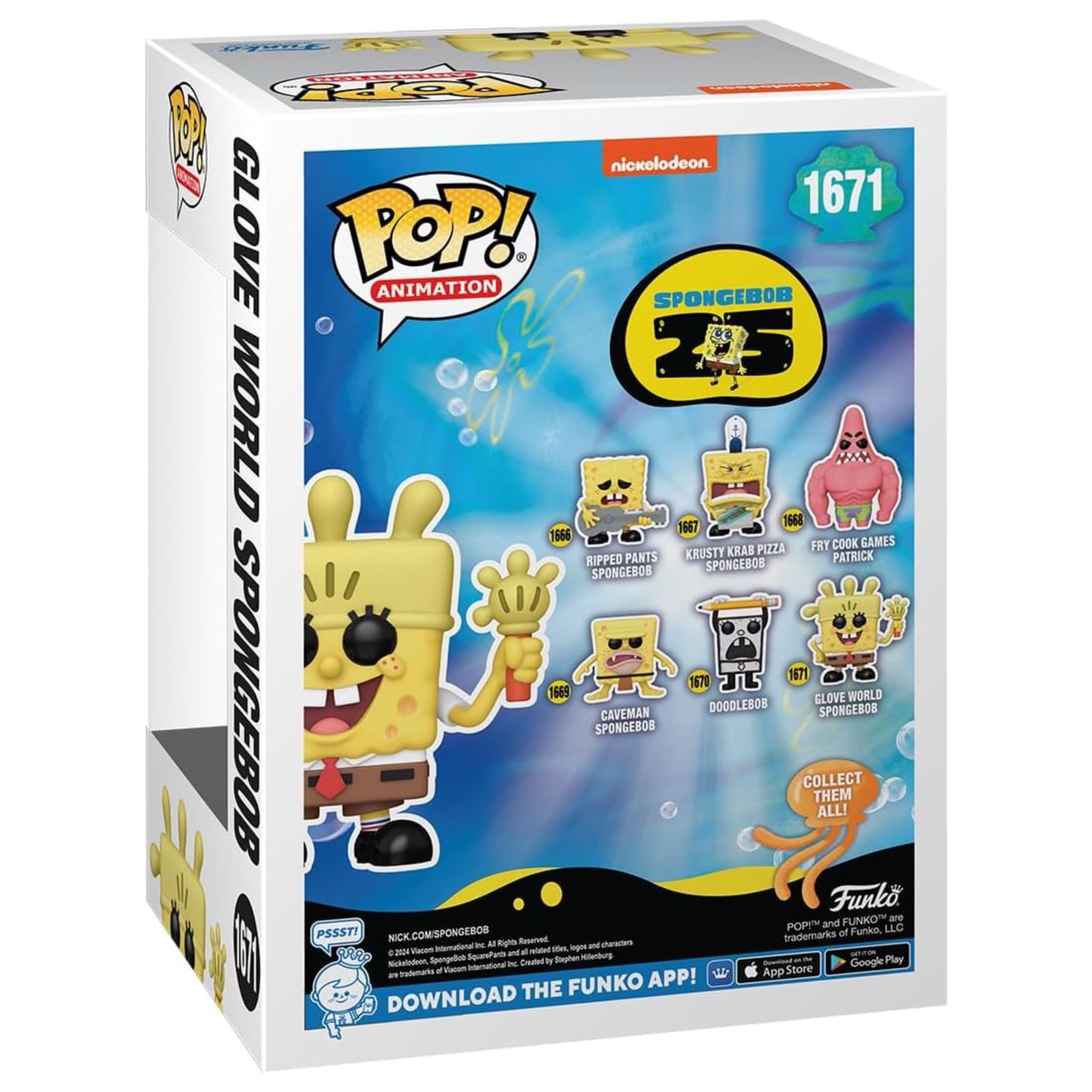 Funko Pop! Animation: Spongebob Squarepants - Glove World Spongebob